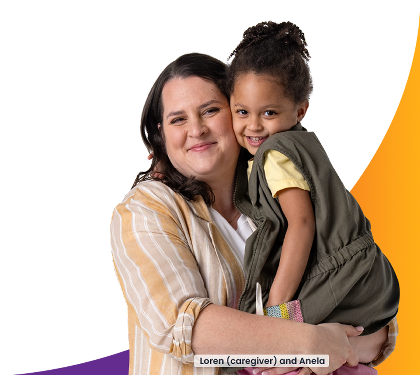 Loren, a caregiver, with Anela